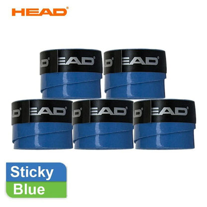 5-Pack Non-Slip Tennis Racket Overgrips with Sweat Absorption for Enhanced Performance
