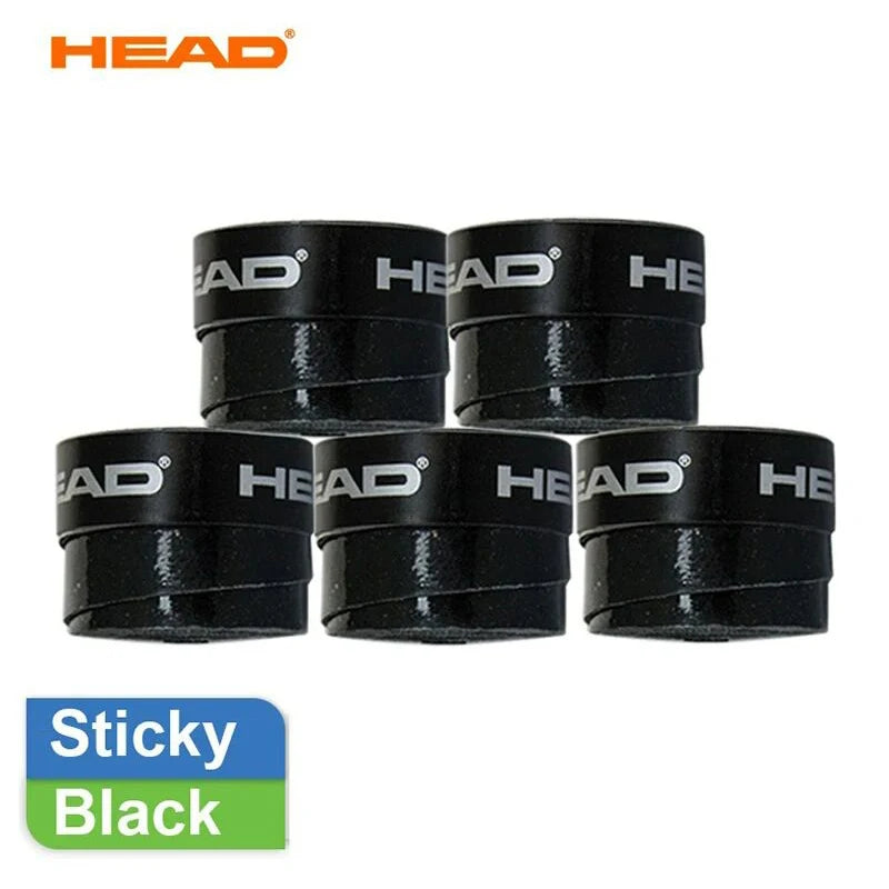 5-Pack Non-Slip Tennis Racket Overgrips with Sweat Absorption for Enhanced Performance