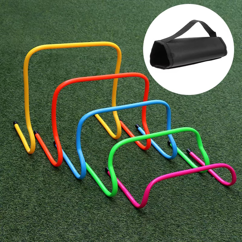 Hurdle Soccer Storage and Carrying Set for Football Agility Training Equipment