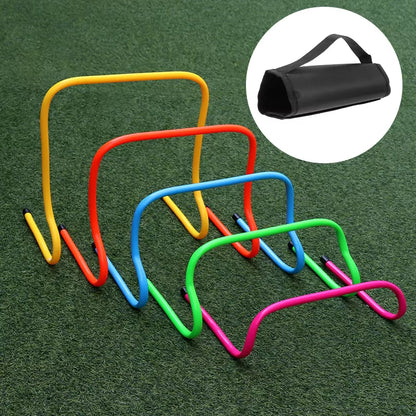 Hurdle Soccer Storage and Carrying Set for Football Agility Training Equipment