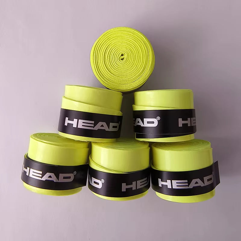 6-Piece Original Anti-Slip Tennis Racket Overgrip Set with Sweatband and Shock Absorption for Padel Training Accessories