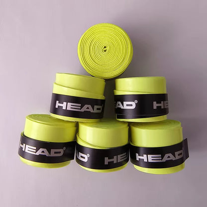 6-Piece Original Anti-Slip Tennis Racket Overgrip Set with Sweatband and Shock Absorption for Padel Training Accessories