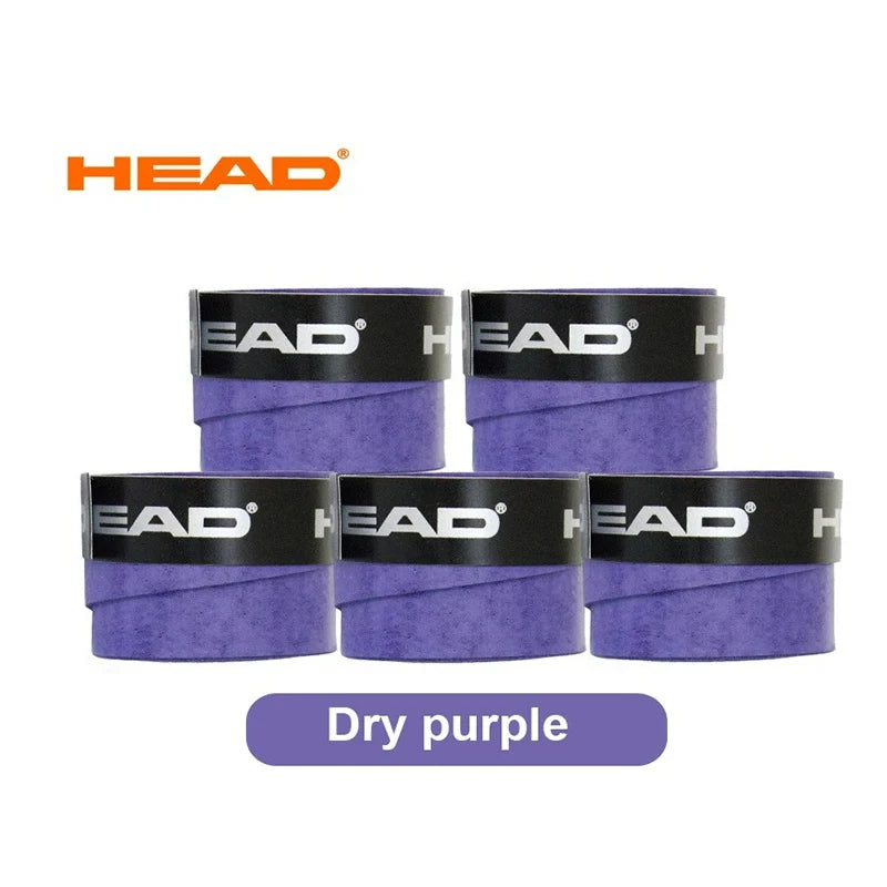 5-Pack Non-Slip Tennis Racket Overgrips with Sweat Absorption for Enhanced Performance