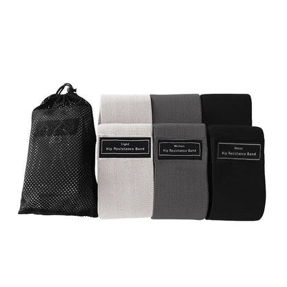 Fabric Resistance Hip and Glute Bands - Elastic Workout Loops for Squats and Stretching - Fitness Equipment for Yoga and Gym