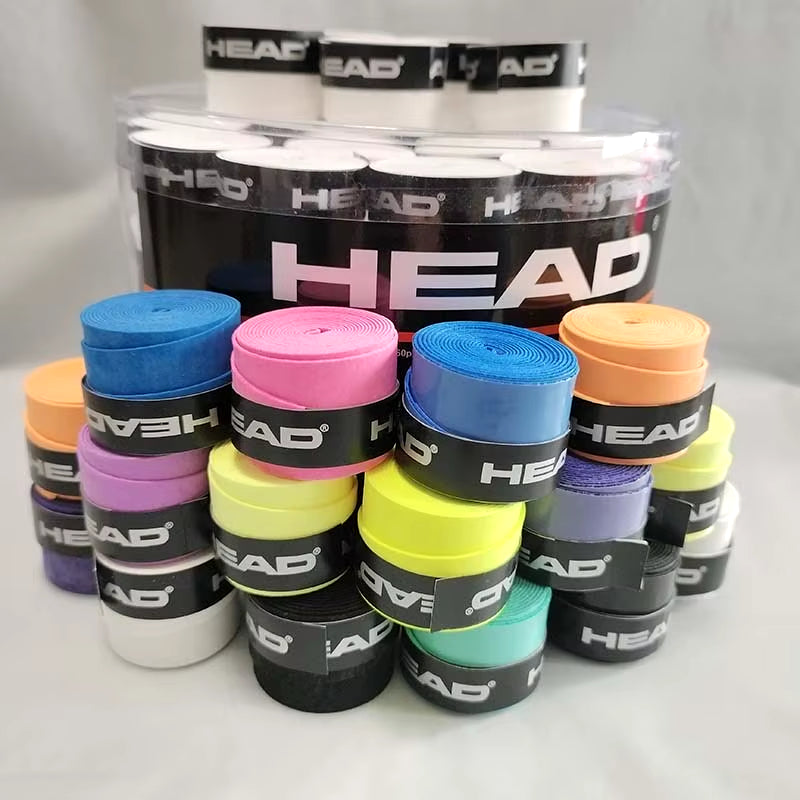 6-Piece Original Anti-Slip Tennis Racket Overgrip Set with Sweatband and Shock Absorption for Padel Training Accessories