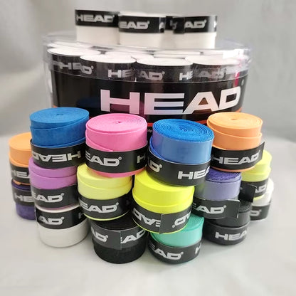 6-Piece Original Anti-Slip Tennis Racket Overgrip Set with Sweatband and Shock Absorption for Padel Training Accessories