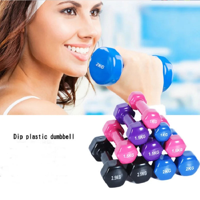 Fitness Dumbbell Set - Non-Slip Weights for Men and Women, Available in 2Kg, 2.5Kg, and 3Kg, Ideal for Bodybuilding and Exercise, 2023 Edition
