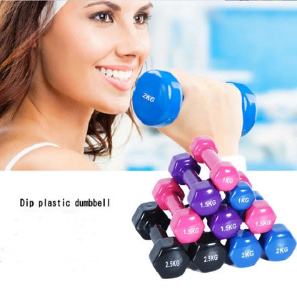 Fitness Dumbbell Set - Non-Slip Weights for Men and Women, Available in 2Kg, 2.5Kg, and 3Kg, Ideal for Bodybuilding and Exercise, 2023 Edition