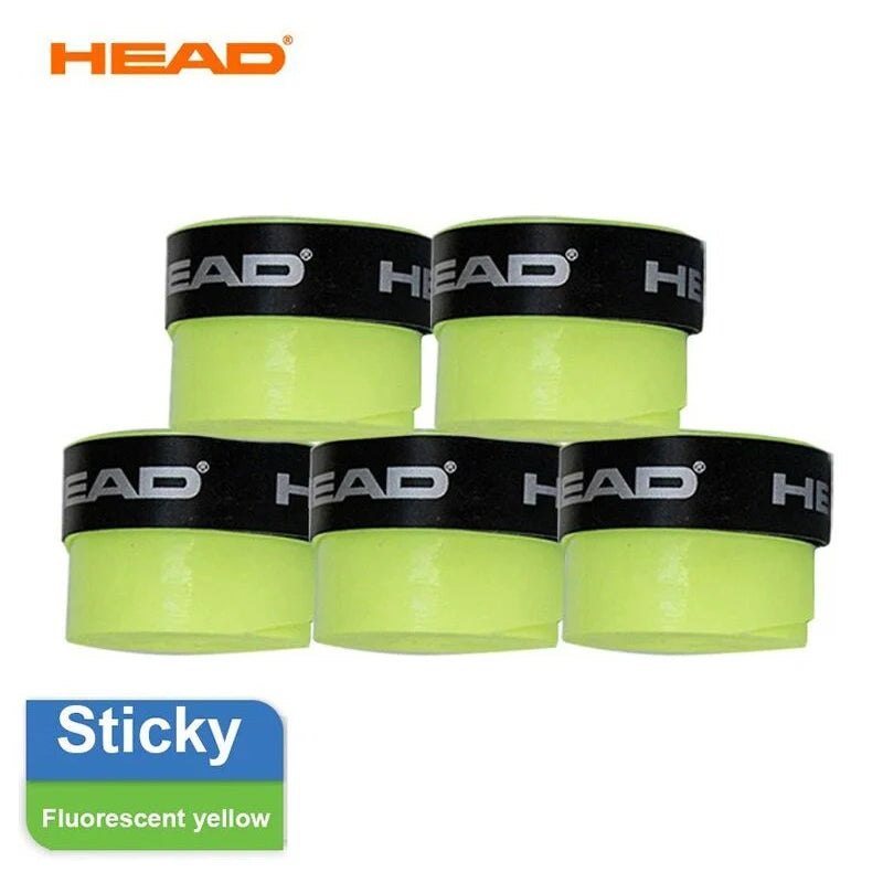 5-Pack Non-Slip Tennis Racket Overgrips with Sweat Absorption for Enhanced Performance