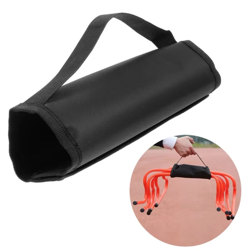 Hurdle Soccer Storage and Carrying Set for Football Agility Training Equipment