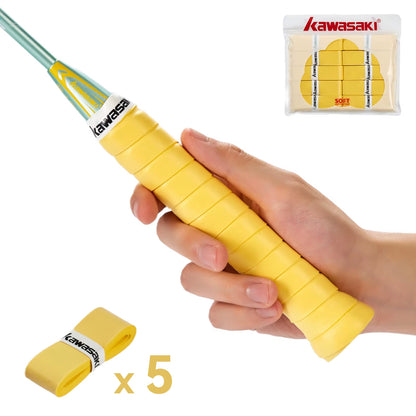 Overgrips for Padel and Tennis - Original Sticky Anti-Slip Design with Shock Absorption, Available in 5, 10, or 60 Pieces