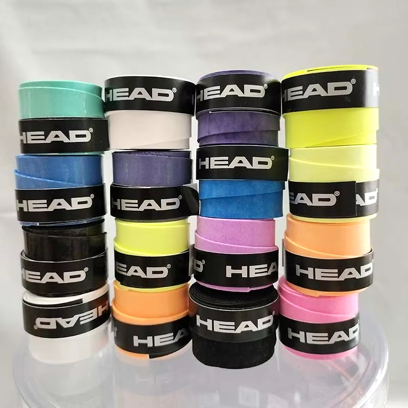 6-Piece Original Anti-Slip Tennis Racket Overgrip Set with Sweatband and Shock Absorption for Padel Training Accessories