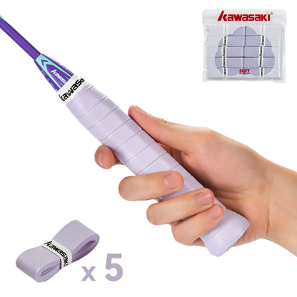 Overgrips for Padel and Tennis - Original Sticky Anti-Slip Design with Shock Absorption, Available in 5, 10, or 60 Pieces