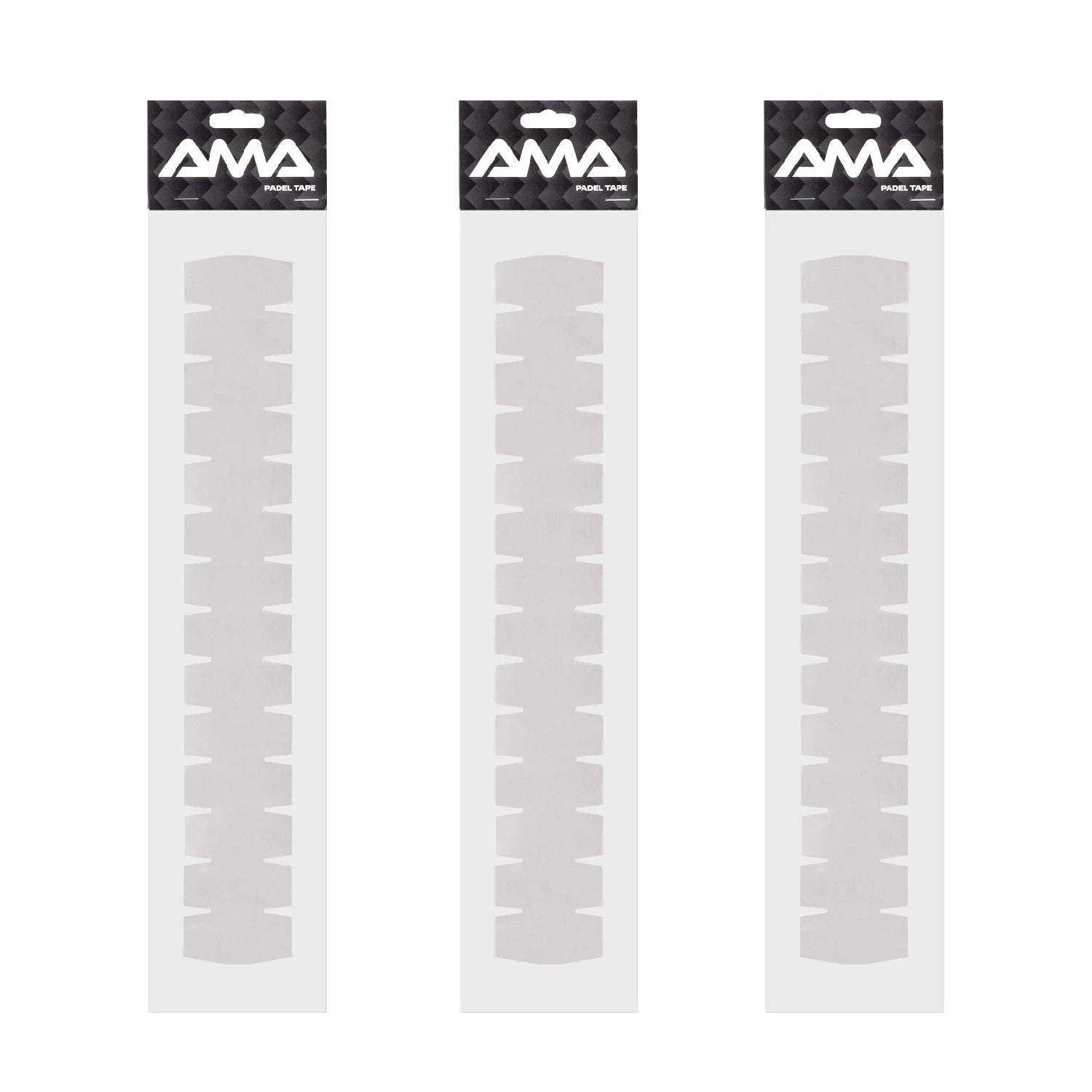 AMA SPORT Padel Racket Protection Tape Pack of 1/2/6 Edge Protector Durable & Easy to Replace Transparent Padel Protector