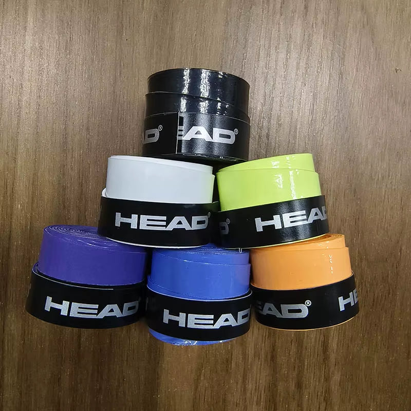 6-Piece Original Anti-Slip Tennis Racket Overgrip Set with Sweatband and Shock Absorption for Padel Training Accessories