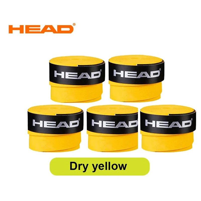 5-Pack Non-Slip Tennis Racket Overgrips with Sweat Absorption for Enhanced Performance
