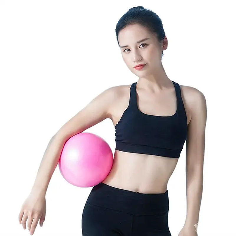 9-10 Inch Pilates Ball - Small Exercise Ball for Core Training, Stability, and Fitness Workouts