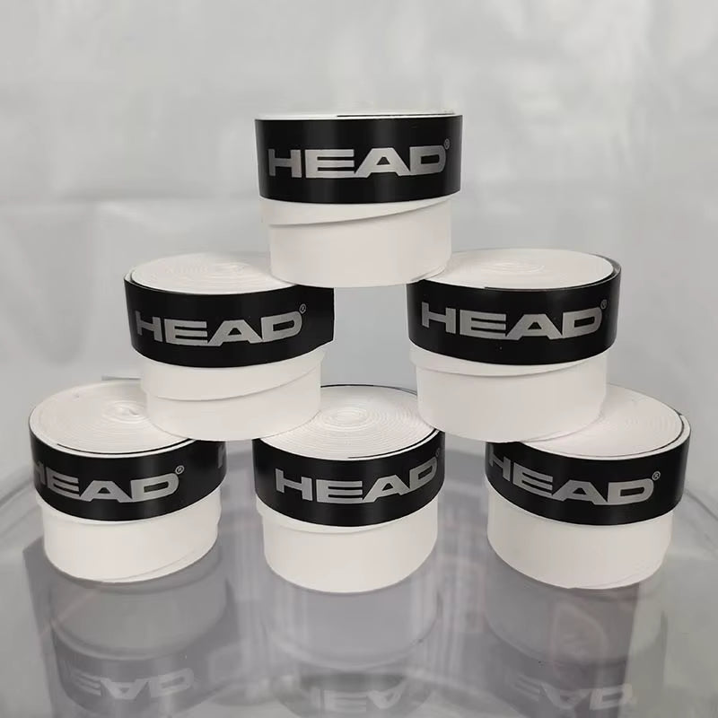 6-Piece Original Anti-Slip Tennis Racket Overgrip Set with Sweatband and Shock Absorption for Padel Training Accessories