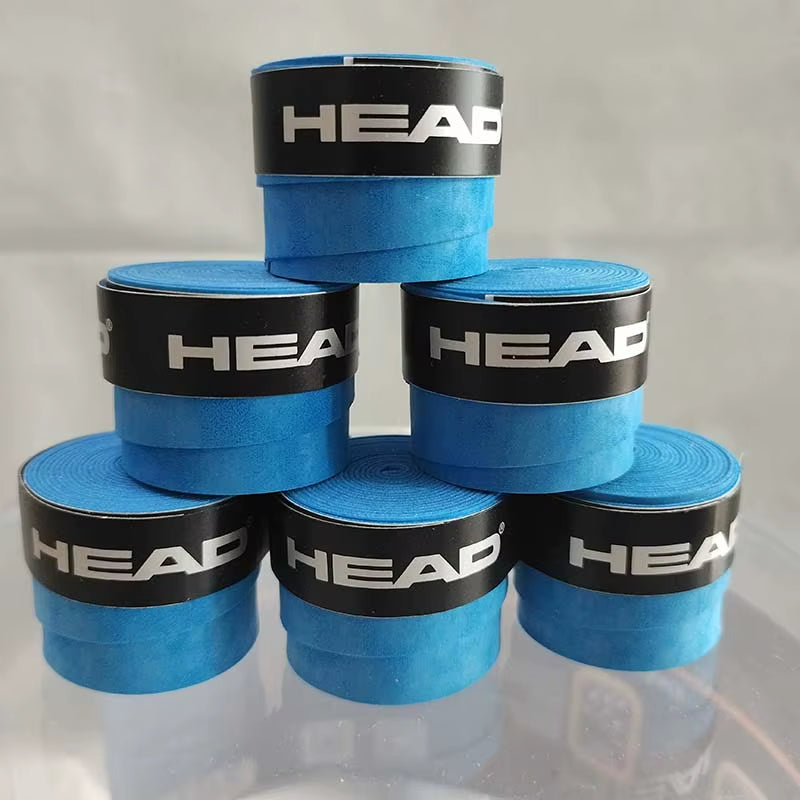 6-Piece Original Anti-Slip Tennis Racket Overgrip Set with Sweatband and Shock Absorption for Padel Training Accessories