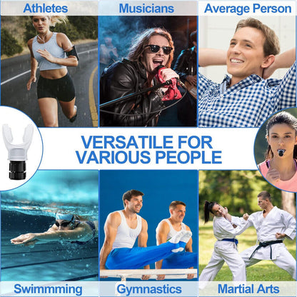 Lungs Breathing Exercise Resistance Trainer for Respiratory Health (1 or 2 Pieces)