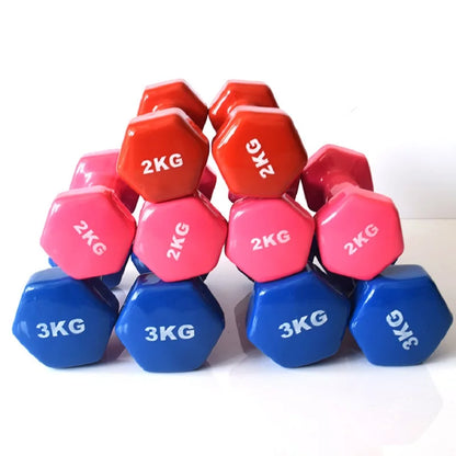 Fitness Dumbbell Set - Non-Slip Weights for Men and Women, Available in 2Kg, 2.5Kg, and 3Kg, Ideal for Bodybuilding and Exercise, 2023 Edition