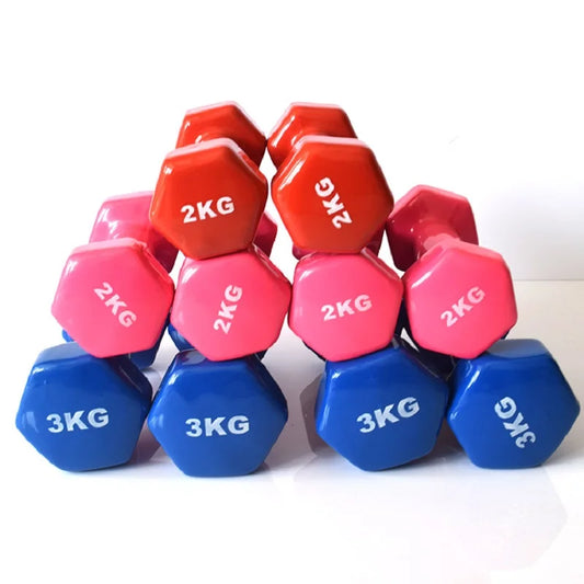 Fitness Dumbbell Set - Non-Slip Weights for Men and Women, Available in 2Kg, 2.5Kg, and 3Kg, Ideal for Bodybuilding and Exercise, 2023 Edition