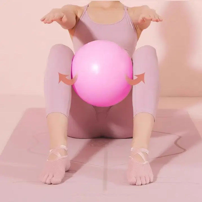 9-10 Inch Pilates Ball - Small Exercise Ball for Core Training, Stability, and Fitness Workouts
