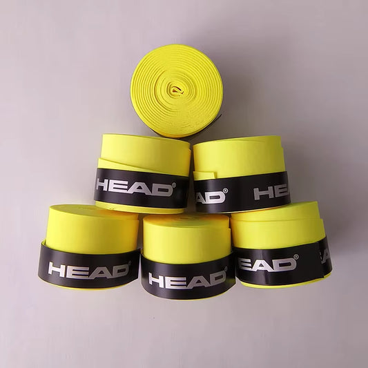 6-Piece Original Anti-Slip Tennis Racket Overgrip Set with Sweatband and Shock Absorption for Padel Training Accessories