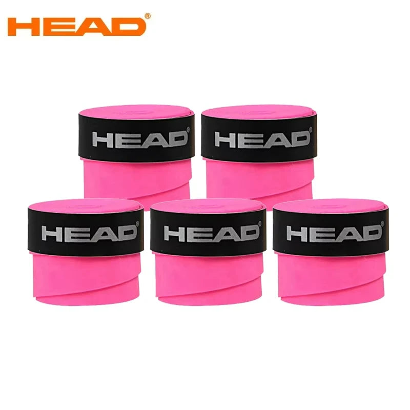 5-Pack Non-Slip Tennis Racket Overgrips with Sweat Absorption for Enhanced Performance