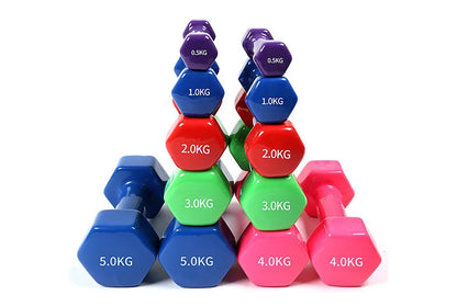Fitness Dumbbell Set - Non-Slip Weights for Men and Women, Available in 2Kg, 2.5Kg, and 3Kg, Ideal for Bodybuilding and Exercise, 2023 Edition