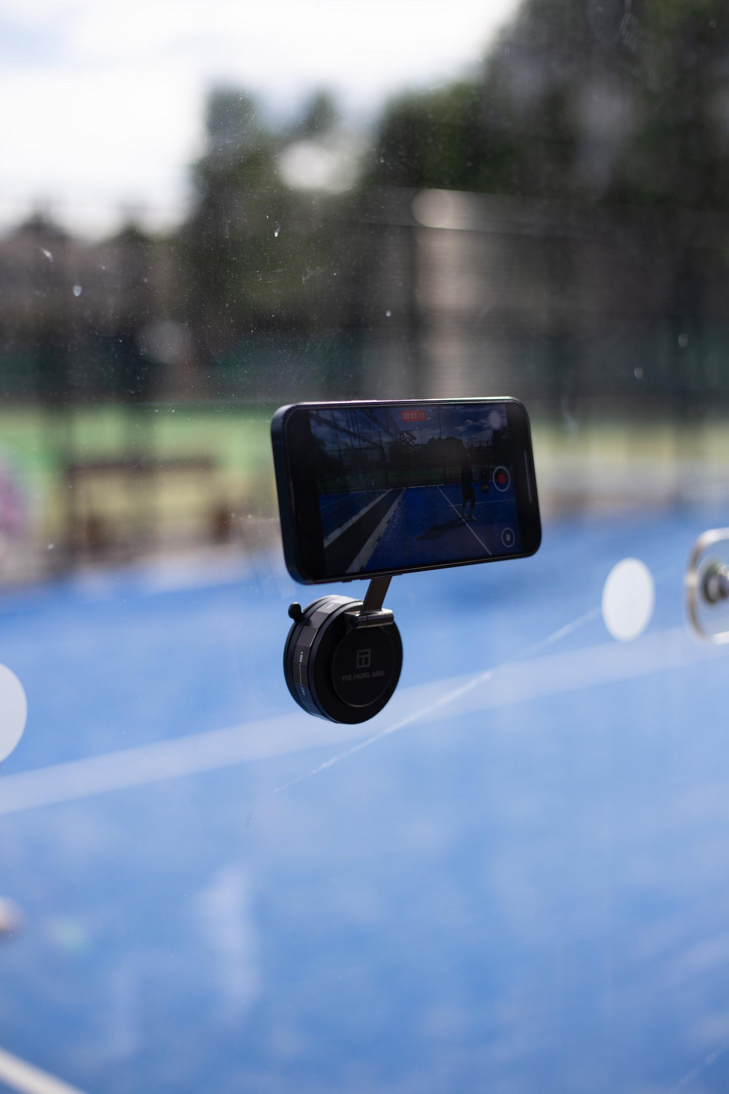 Padel Court Smartphone Camera Mount - Vacuum Suction