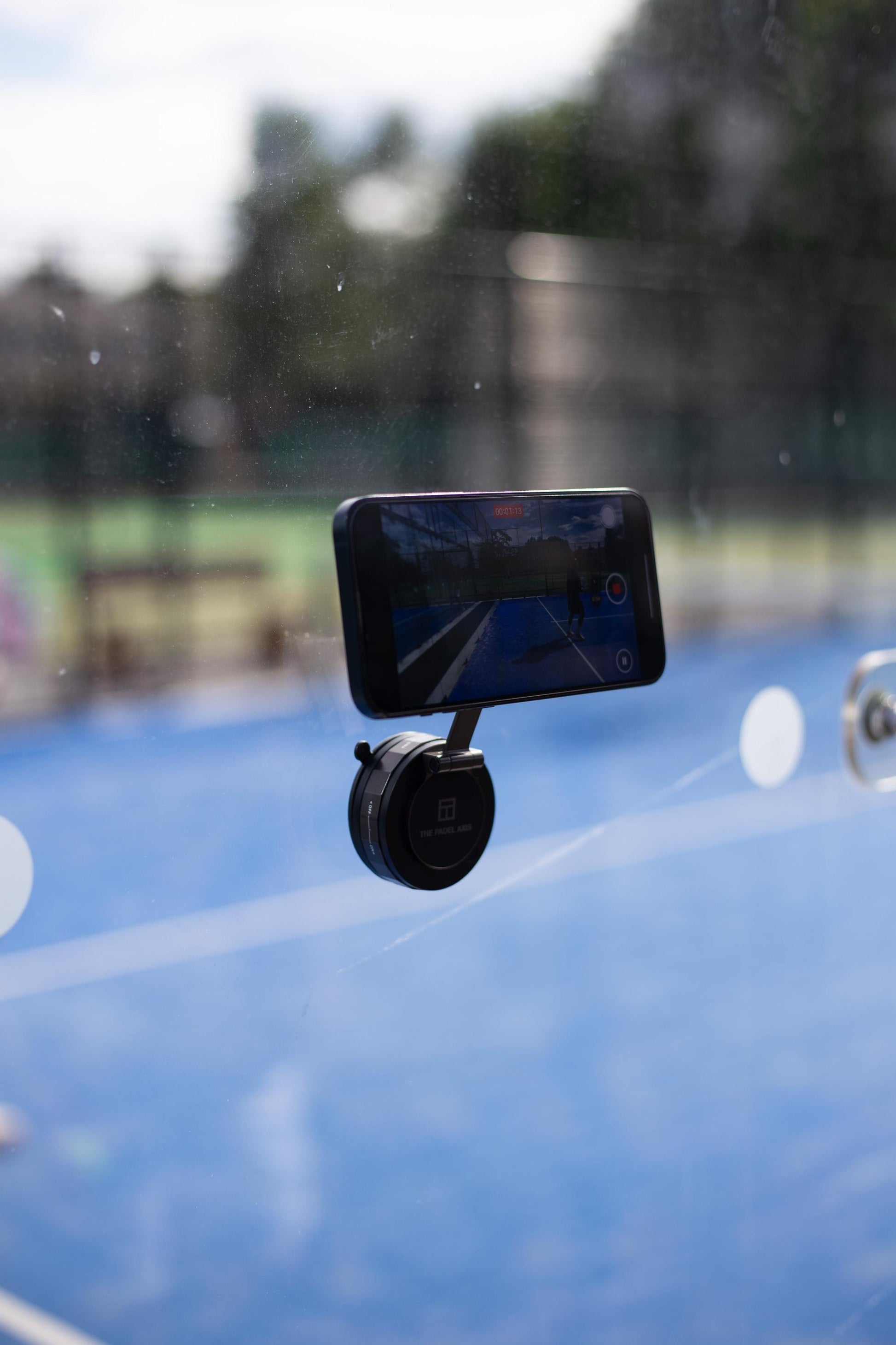 Padel Court Smartphone Camera Mount - Vacuum Suction