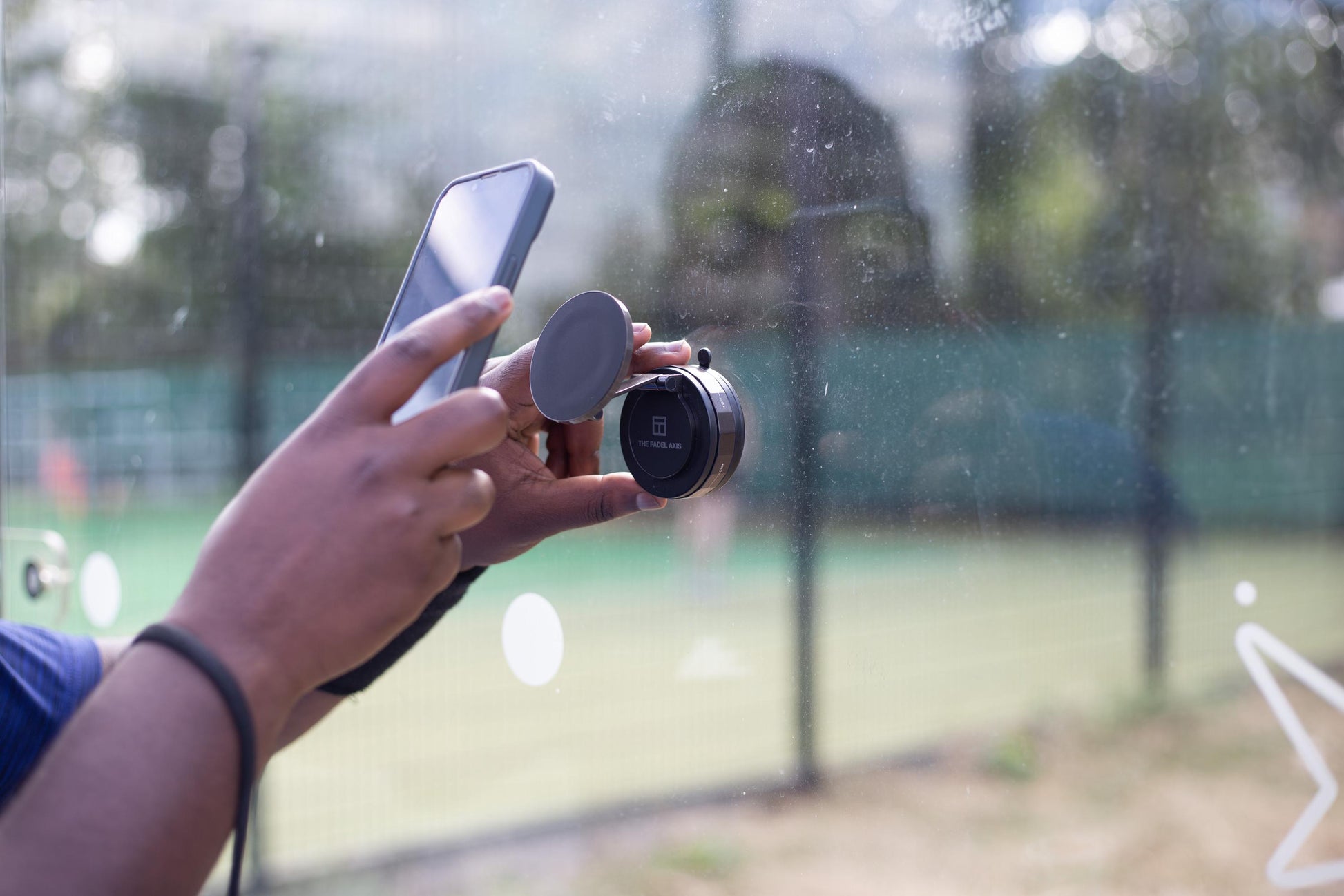 Padel Court Smartphone Camera Mount - Vacuum Suction