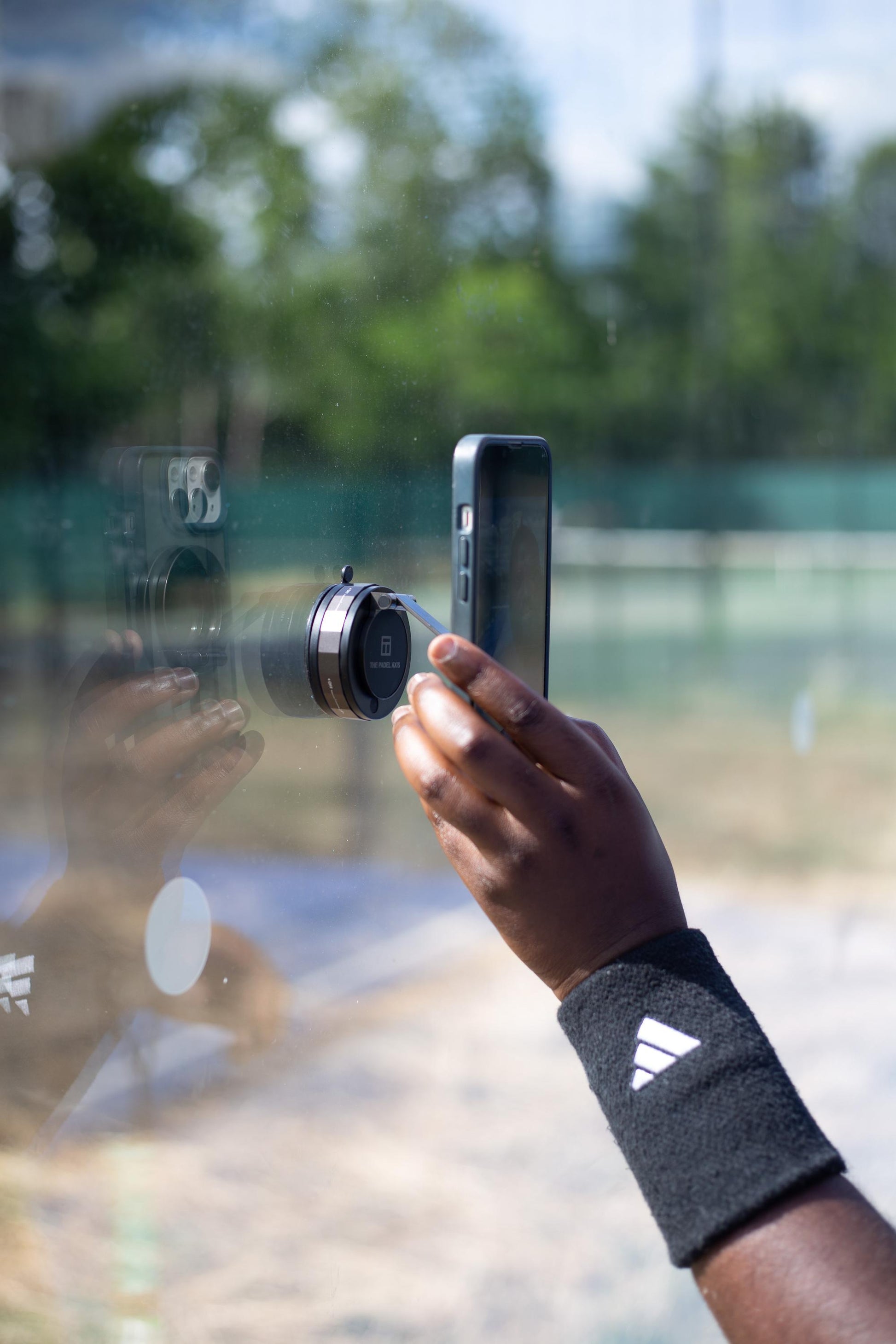 Padel Court Smartphone Camera Mount - Vacuum Suction